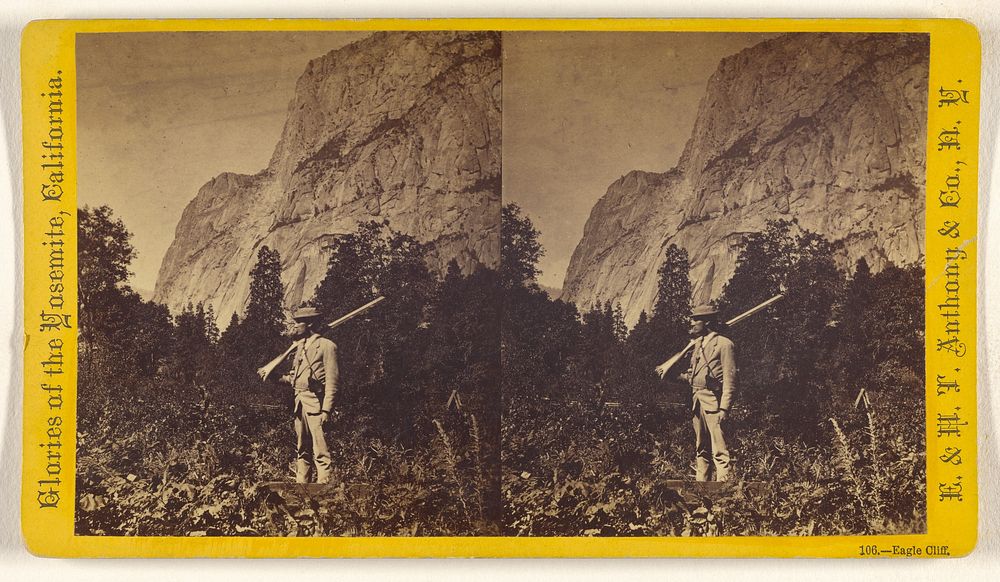 Eagle Cliff. [Yosemite, California] by Edward and Henry T Anthony and Co