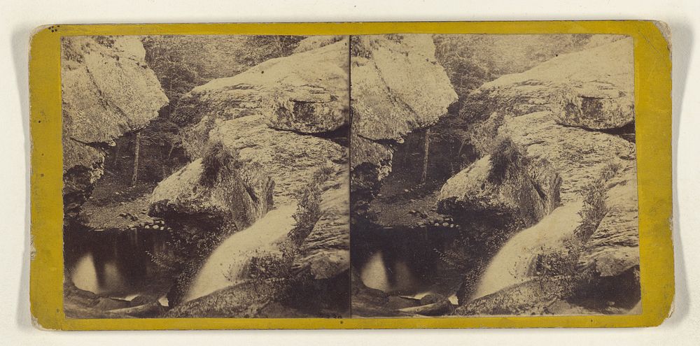 Delaware Water Gap. View of Marshall's Falls from Below. by Edward and Henry T Anthony and Co