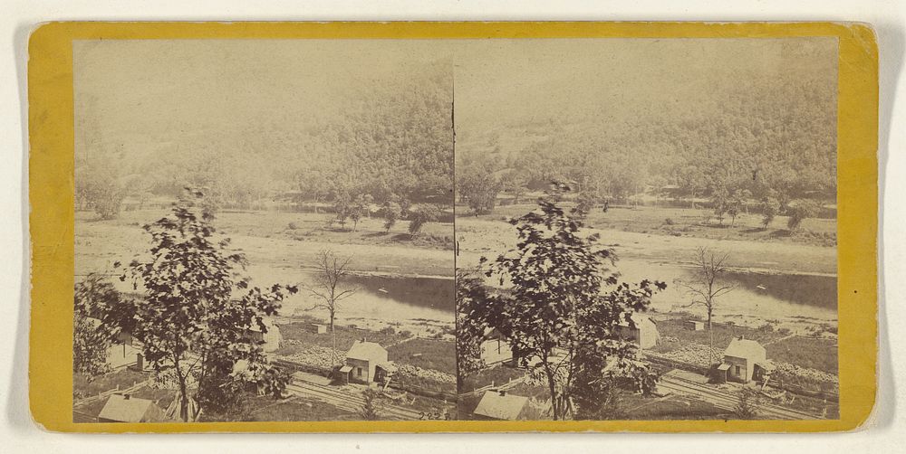 Delaware Water Gap. The Delaware from Prospect Point. by Edward and Henry T Anthony and Co
