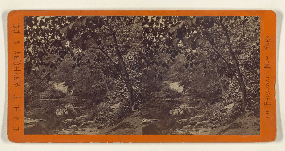 Wissahickon Creek, Near Philadelphia, Pa. Germantown Bend. by Edward and Henry T Anthony and Co