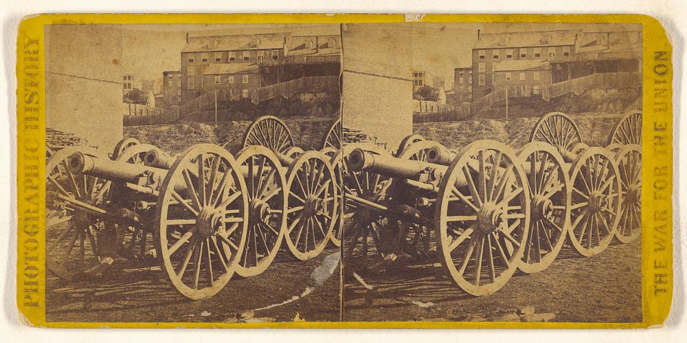 Captured Rebel Guns at the Rockets, Richmond, Va. by Edward and Henry T Anthony and Co
