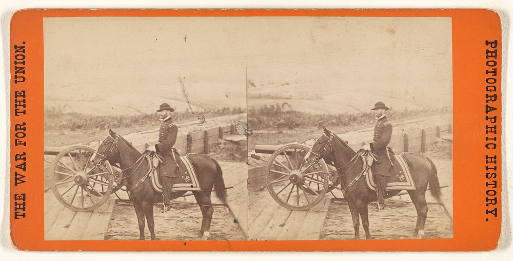 Maj. Gen. W.T. Sherman and Horse. This View was taken in the Trenches before Atlanta, Ga. by Edward and Henry T Anthony and…