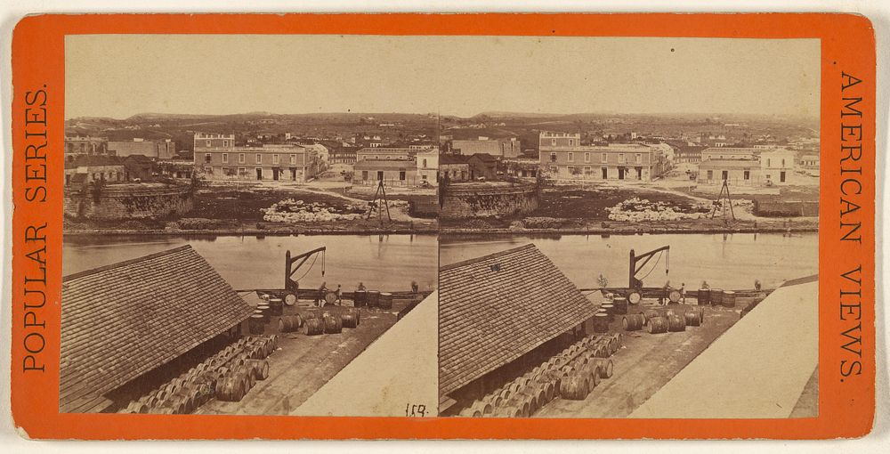 View on the River St. Johns, Matanzas. The Water-boat. [Cuba] by George N Barnard, Edward and Henry T Anthony and Co and…
