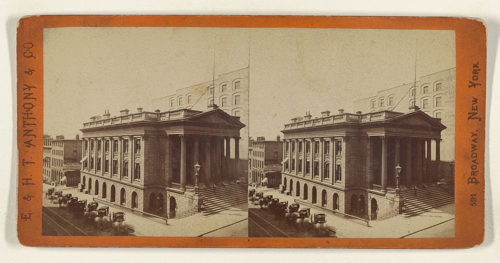 Custom House and Post Office. [Cincinnati, Ohio] by Edward and Henry T Anthony and Co