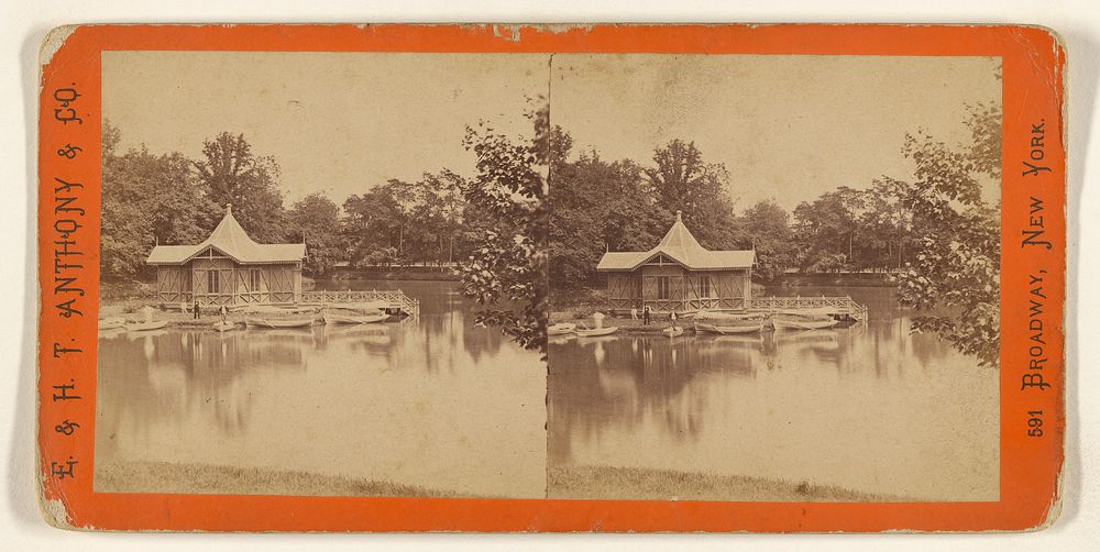 The lake from the S.W., Druid Hill Park. [Baltimore, Md.] by Edward and Henry T Anthony and Co