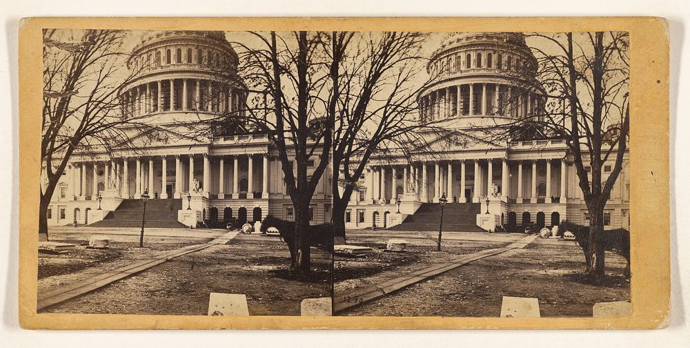 East Front of the Capitol. [Washington, D.C.] by Edward and Henry T Anthony and Co