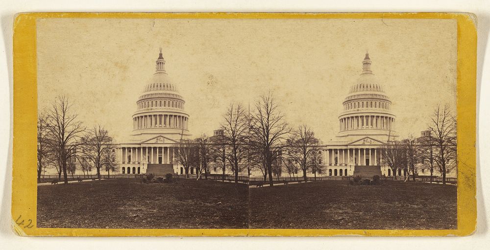 The Capitol, from East Capitol Square. [Washington, D.C.] by Edward and Henry T Anthony and Co