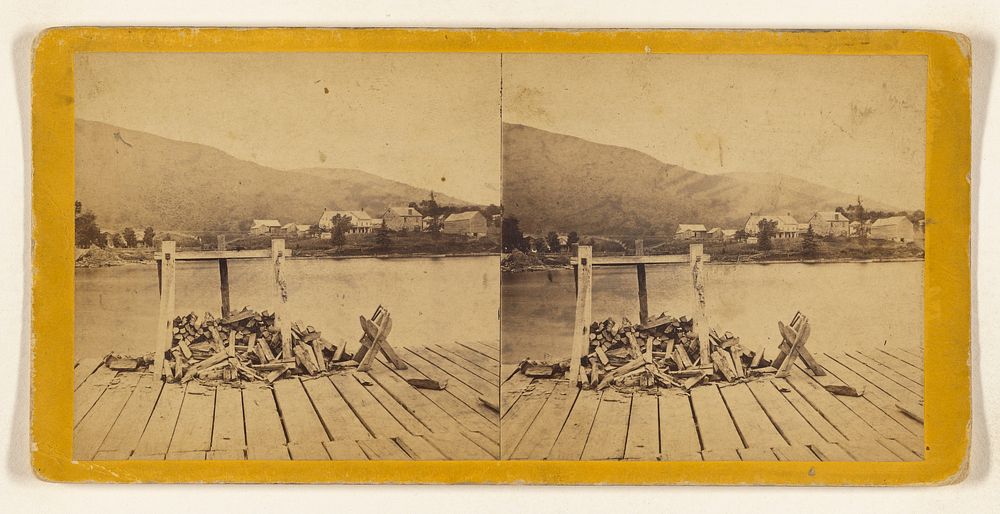 Looking West from the Dock. [Lake George, N.Y.] by Edward and Henry T Anthony and Co