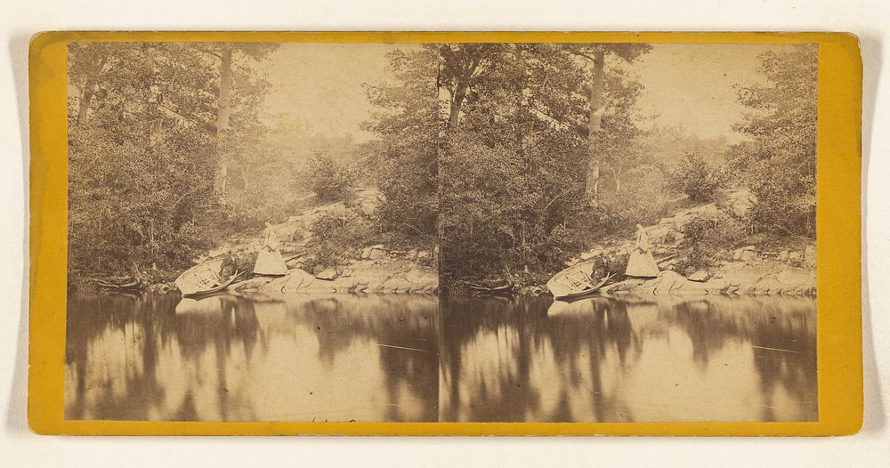 The Boat Landing on Tea Island. [Lake George, N.Y.] by Edward and Henry T Anthony and Co