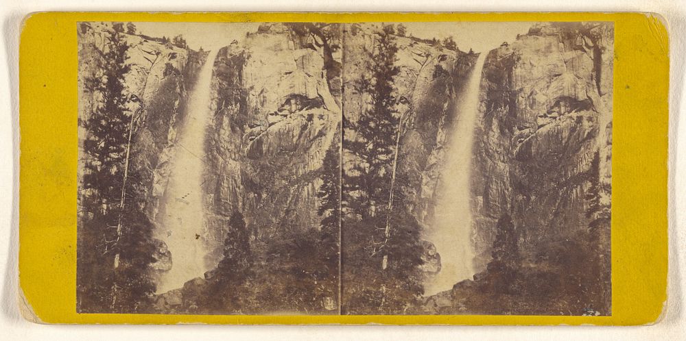 The Bridal Veil, 937 feet high - near view. [Yosemite] by Edward and Henry T Anthony and Co