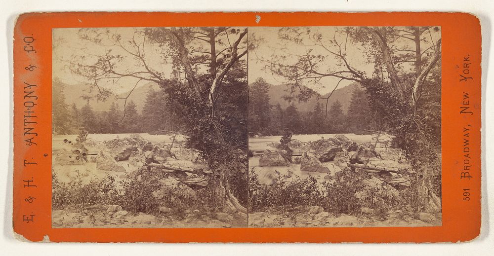 View on the French Broad River, near Warm Springs. by Edward and Henry T Anthony and Co