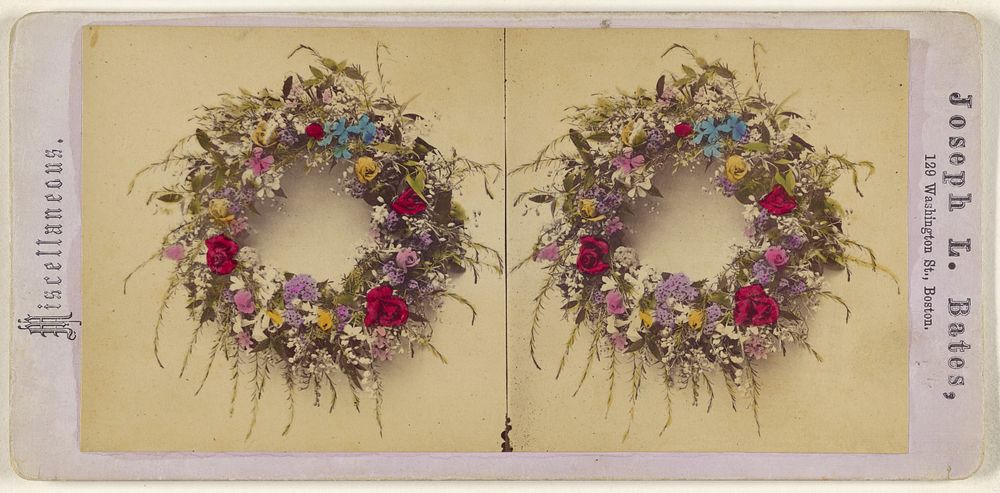 A Wreath of Natural Flowers by Joseph L Bates