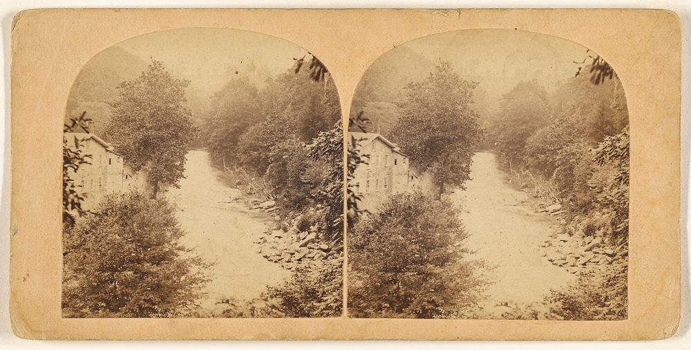 View on the Wissahickon. by Bartlett and French