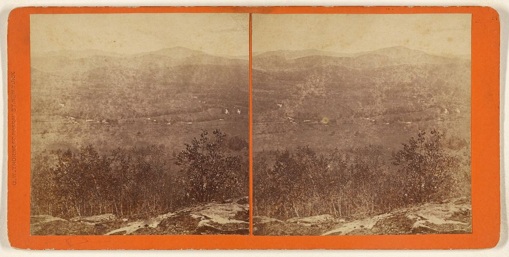 Blue Mts[.] of Vermont, Mount Severence. [Upper Hudson and Adirondack Mountains] by Elias Olcott Beaman