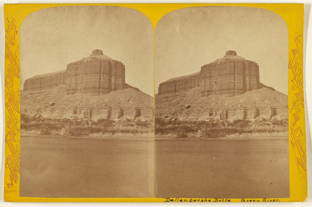 Dellenbaugh's Butte. This canon is 55 1/2 miles long and from 300 to 2,000 feet deep. [Green River. Labyrinth Canon.] by…