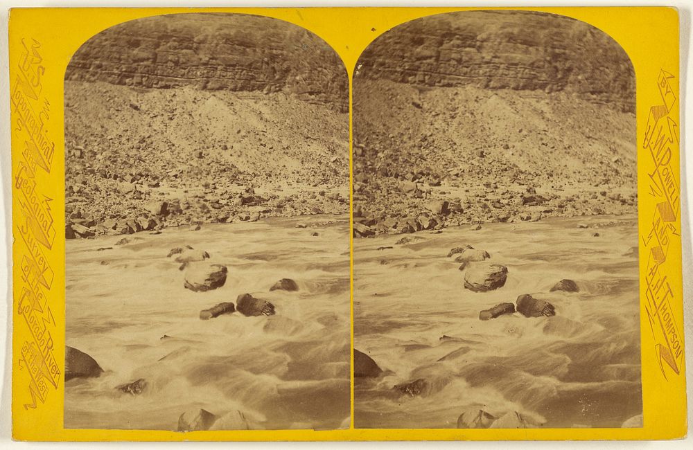One of the Rapids. This canon is 40 3/4 miles long and from 1,500 to 3,000 feet deep. [Colorado River. Cataract Canon.] by…