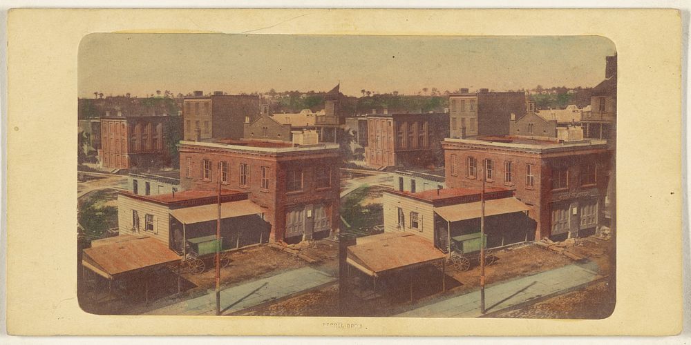 View of Hoboken, New Jersey by Beckel Brothers