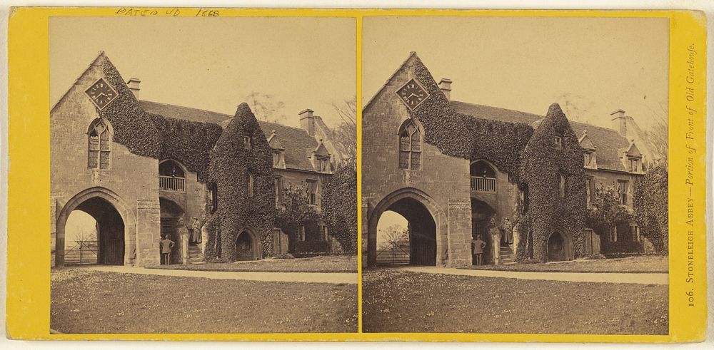 Stoneleigh Abbey - Portion of Front of Old Gatehouse. by Francis Bedford
