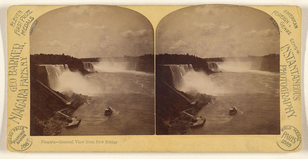Niagara - General View from New Bridge by George Barker