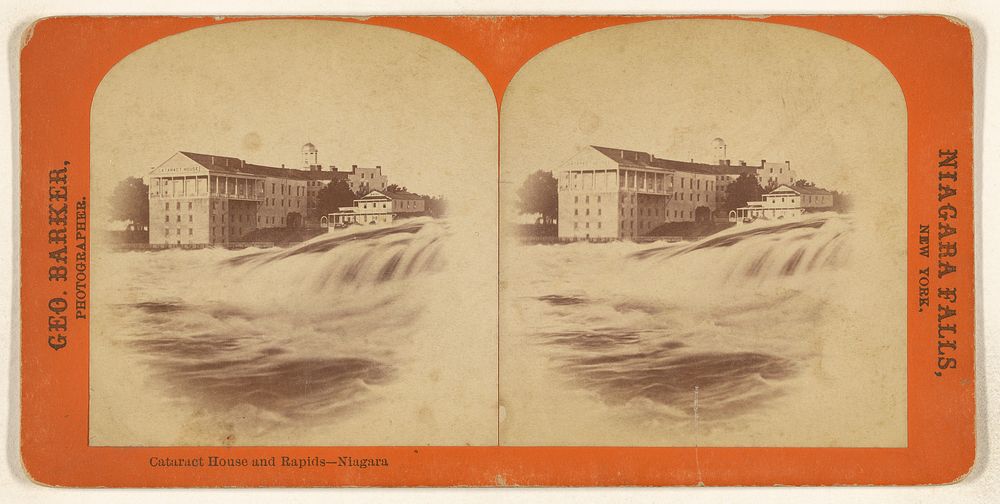 Cataract House and Rapids - Niagara by George Barker
