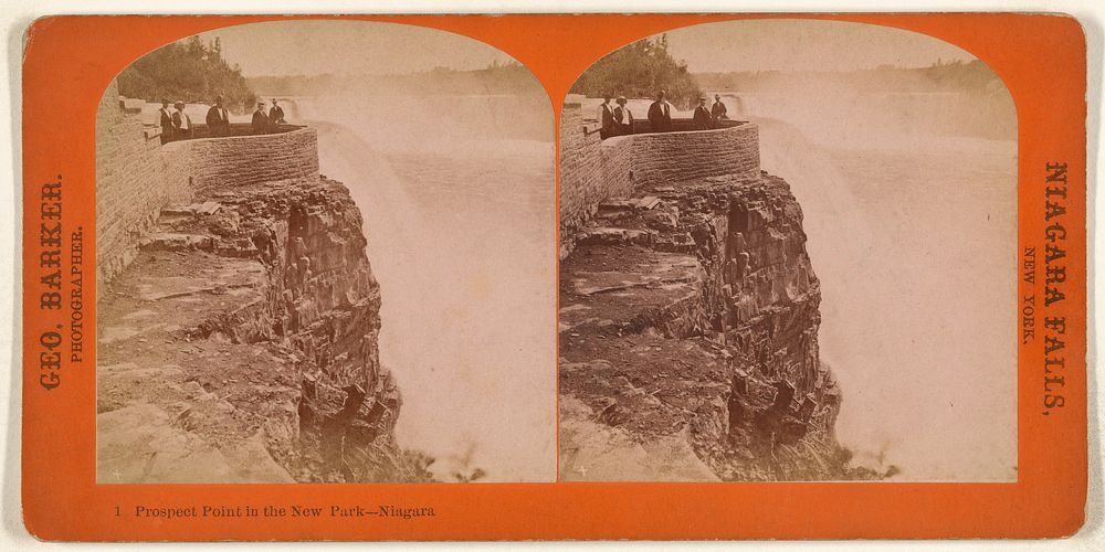 Prospect Point in the New Park - Niagara by George Barker