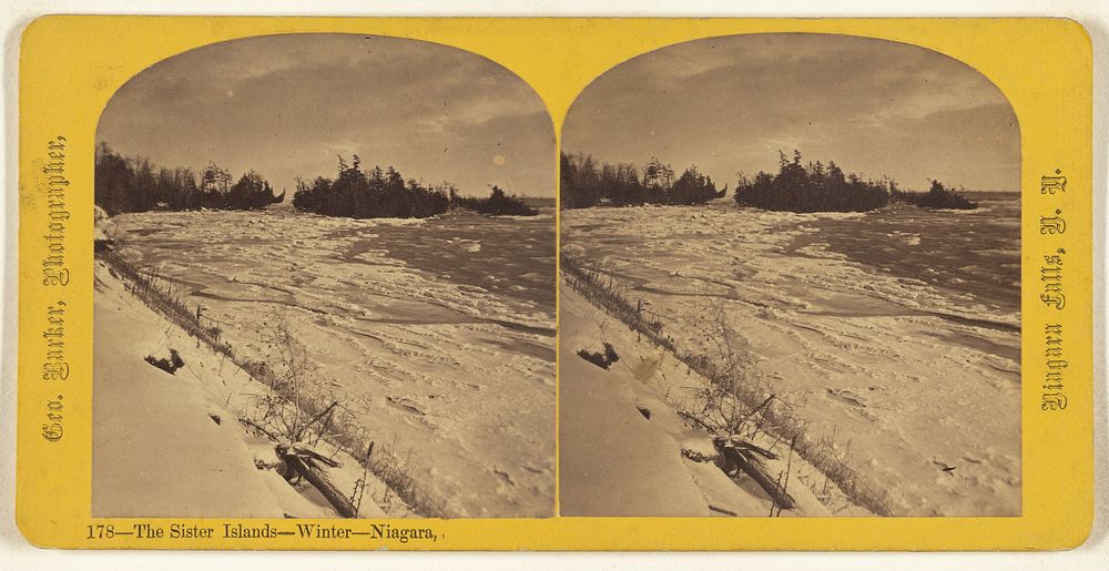 The Sister Islands - Winter - Niagara. by George Barker