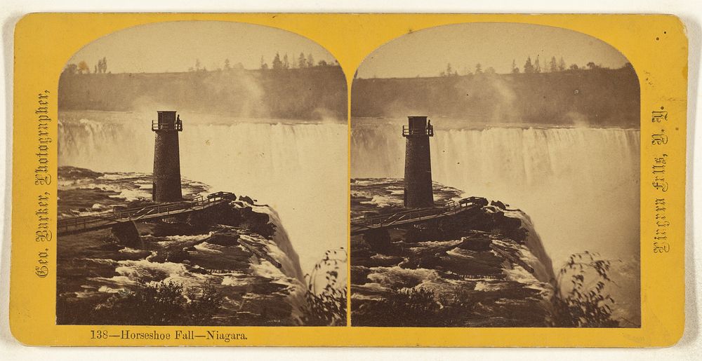 Horseshoe Fall - Niagara. by George Barker