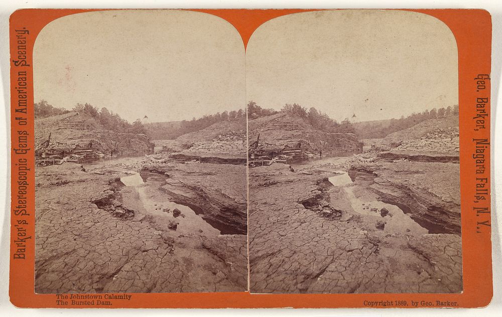 The Johnstown Calamity. The Bursted Dam. by George Barker