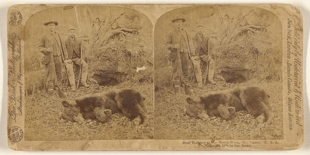 Bear Hunters of the Northwest - Big Game. by George Barker