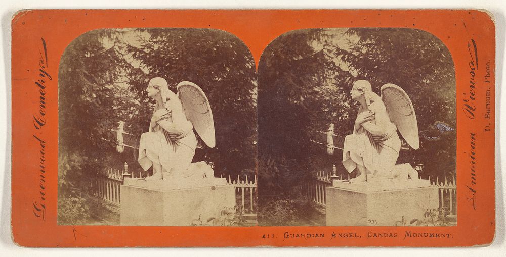 Guardian Angel, Candas Monument. [Greenwood Cemetery] by Deloss Barnum