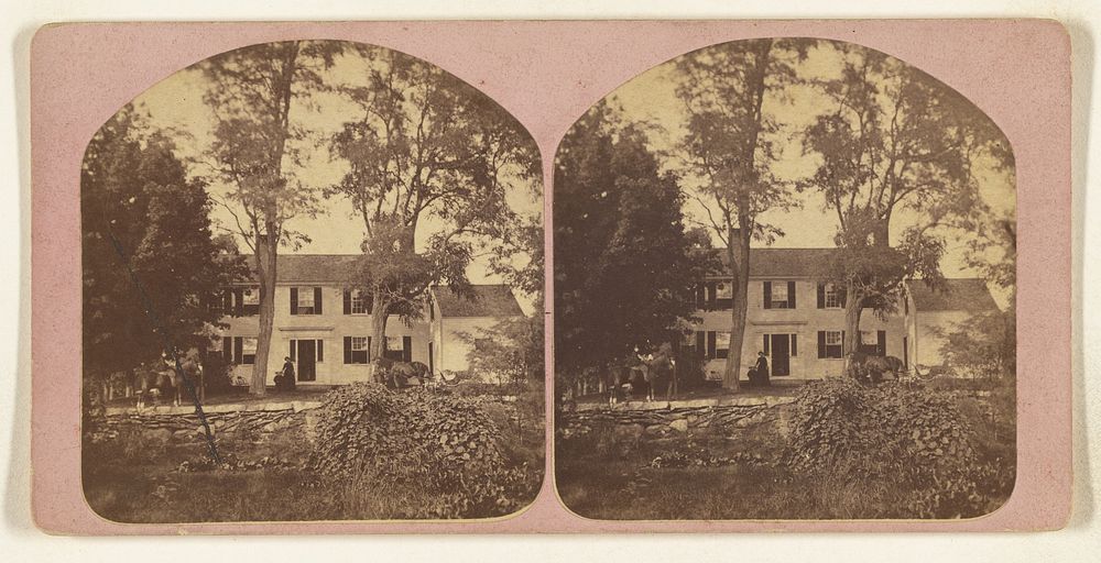 The Residence of George Bancroft, Tyngsboro', Mass. by Bradt and Lindsey