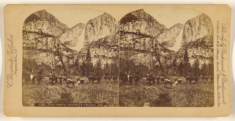 Our Party, Yosemite Valley, Cal. by Charles Bierstadt
