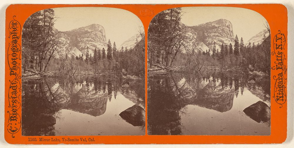 Mirror Lake, Yo-Semite Val, Cal. by Charles Bierstadt