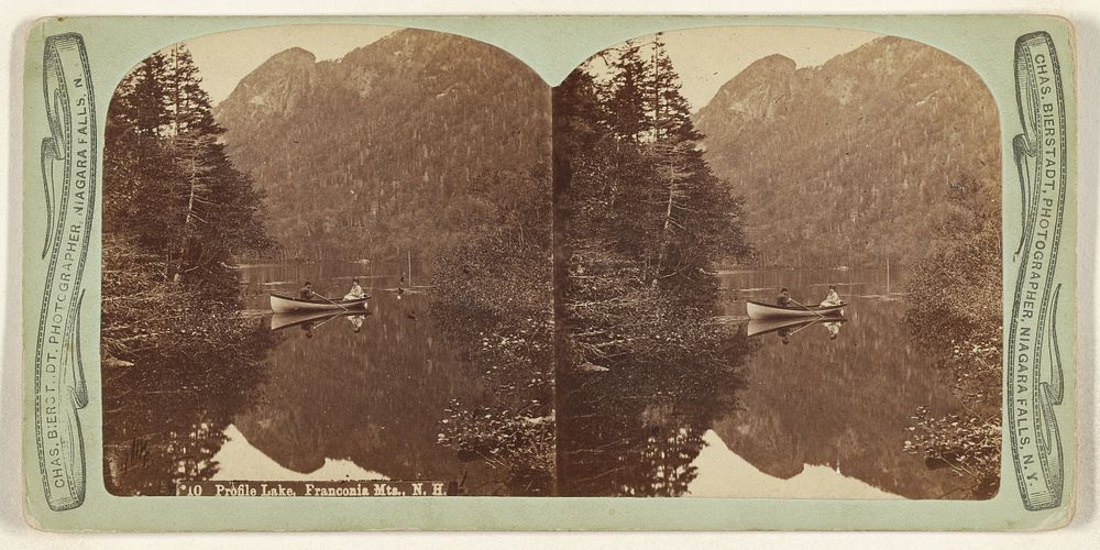 Profile Lake, Franconia Mts., N.H. by Charles Bierstadt