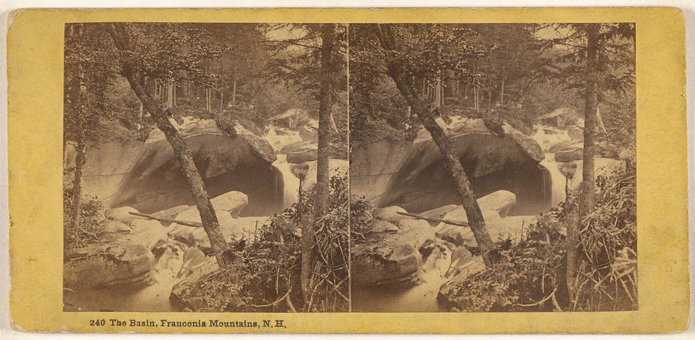 The Basin, Franconia Mountains, N.H. by Edward Bierstadt