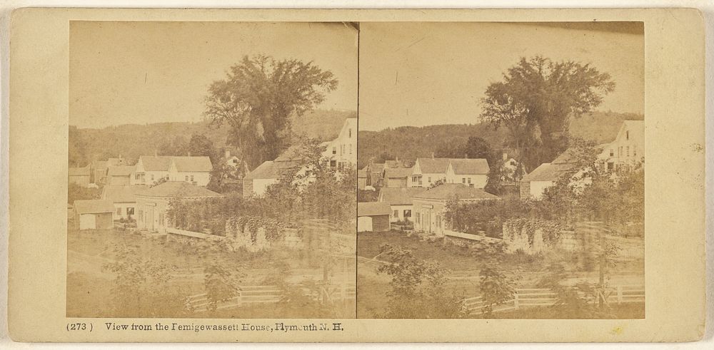 View from the Pemigewassett House, Plymouth N.H. by Edward Bierstadt