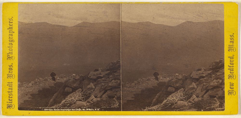 Glen House from above the Ledge, Mt. Wash'n, N.H. by Edward Bierstadt