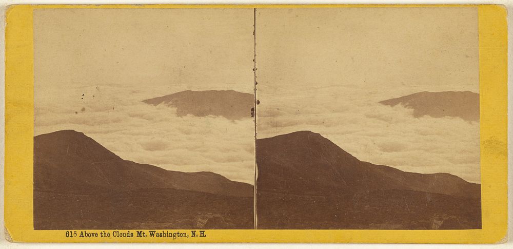 Above the Clouds[,] Mt. Washington, N.H. by Edward Bierstadt