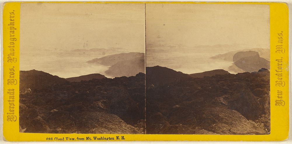 Clouds View, from Mt. Washington, N.H. by Edward Bierstadt