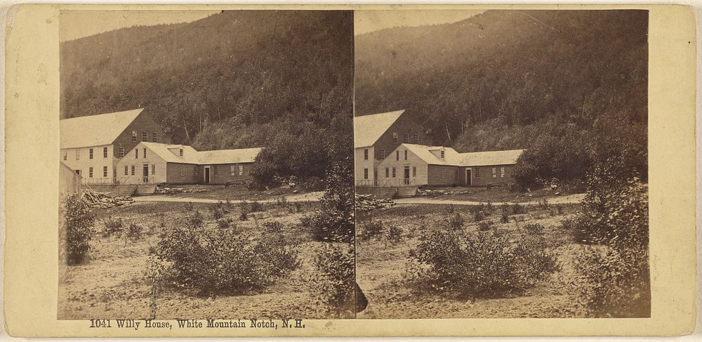 Willy House, White Mountain Notch, N.H. by Edward Bierstadt