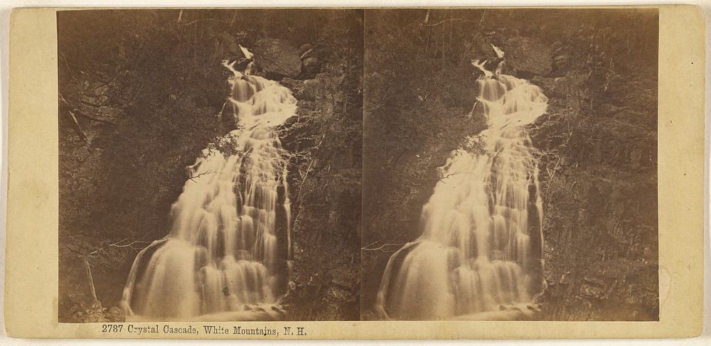 Crystal Cascade, White Mountains, N.H. by Edward Bierstadt