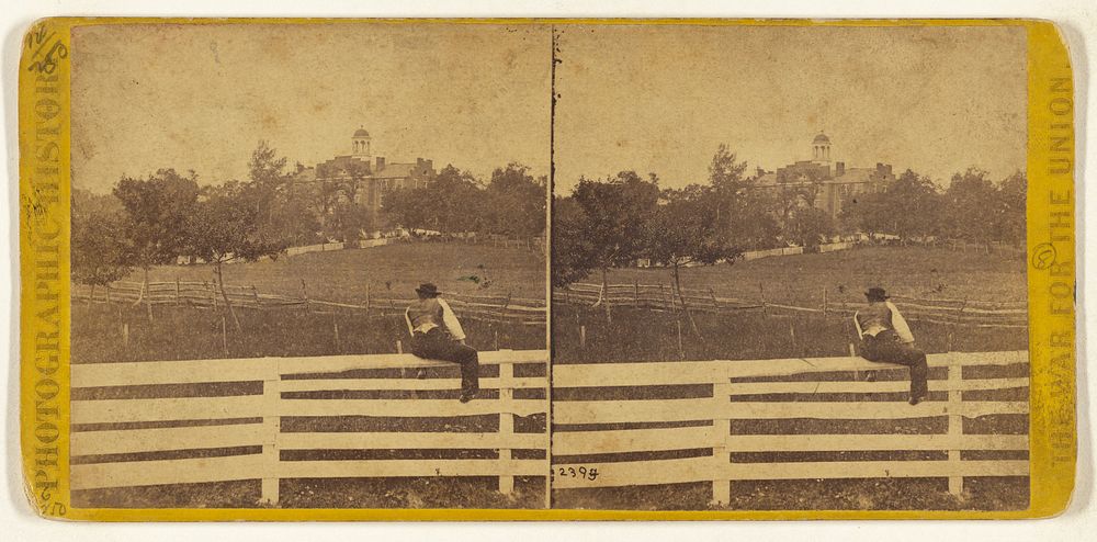 The Seminary at Gettysburgh. by Mathew B Brady