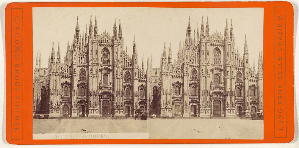Milano. La Cattedrale. by Giacomo Brogi