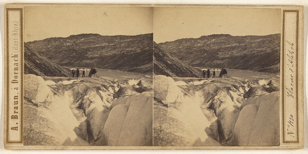 Glacier d'Aletsch by Adolphe Braun