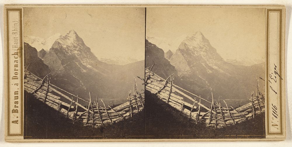 l'Eiger by Adolphe Braun