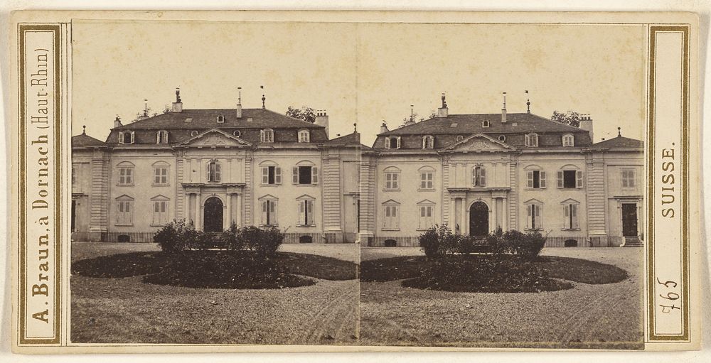 Ferney. Chateau de Voltaire. by Adolphe Braun