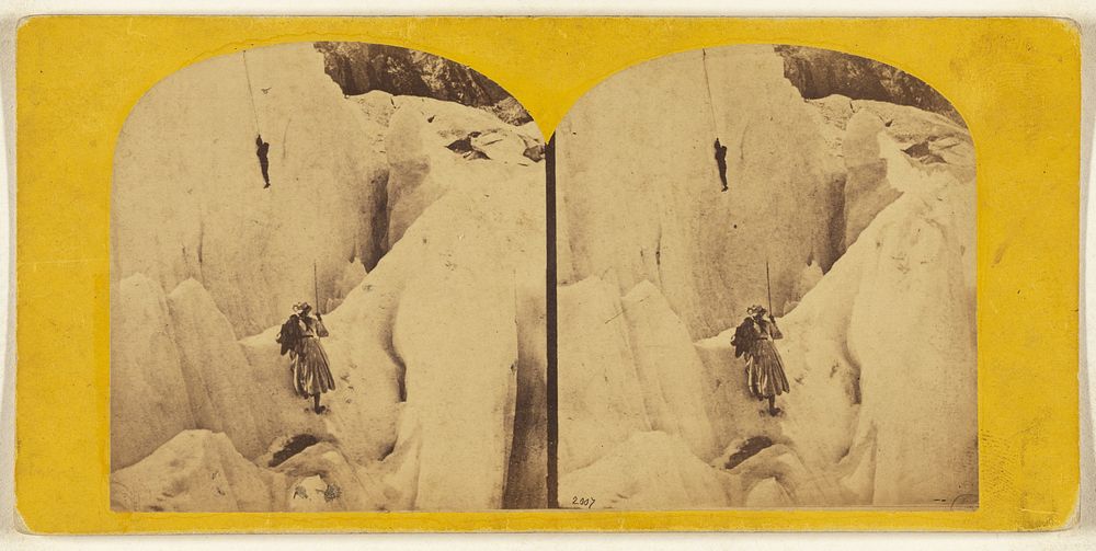 Views in Switzerland. Ice Glaciers. by Adolphe Braun and Claude Marie Ferrier