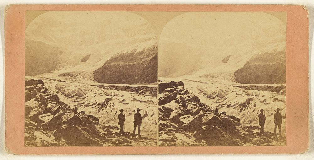 Mer de Glace a Grindelwald. Switzerland by Adolphe Braun