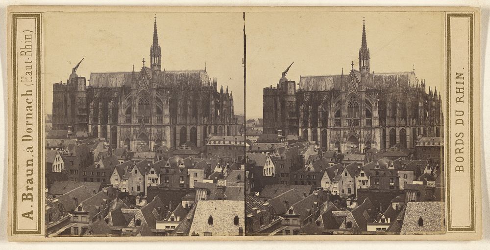 Cathedrale de Cologne by Adolphe Braun