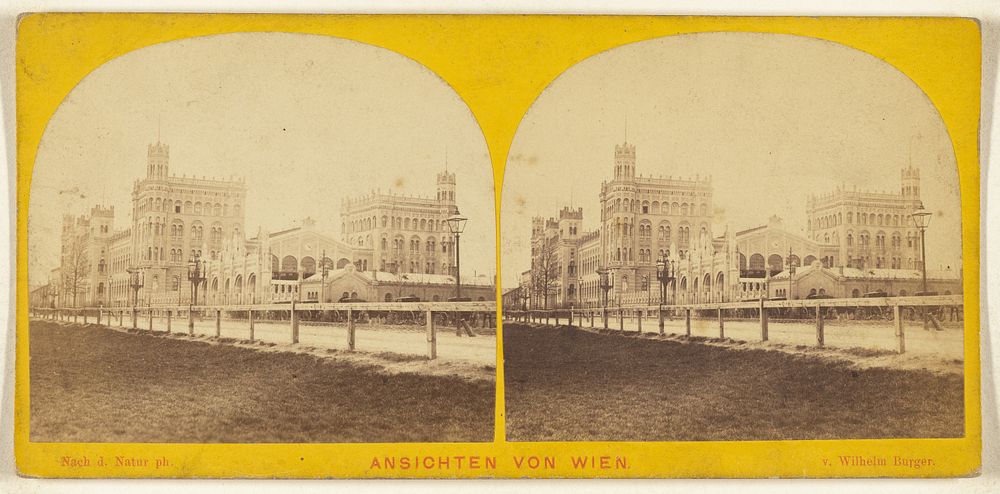 Ansichten von Wien. Nordbachuhof. by Wilhelm J Burger